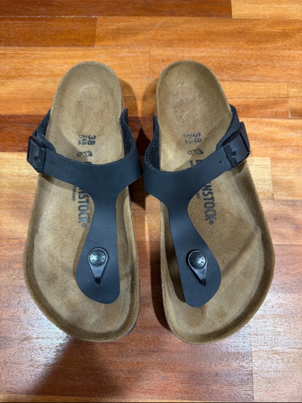 Birkenstock Gizeh Black size 38